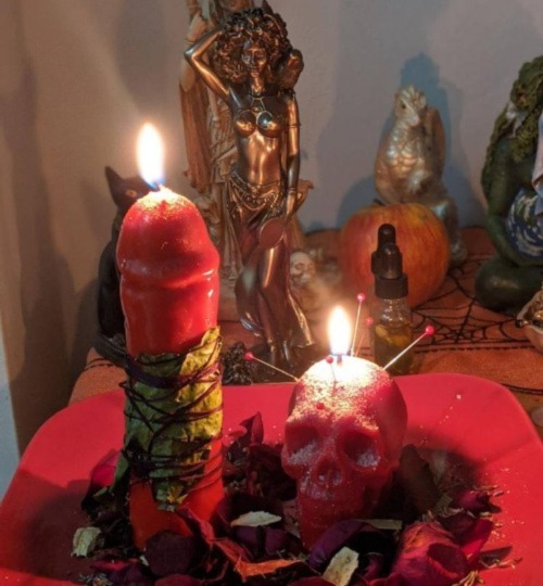 altar para amarre de libido sexual